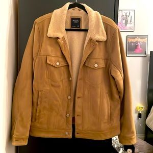 Abercrombie & Fitch Vegan Suede Men’s Jacket